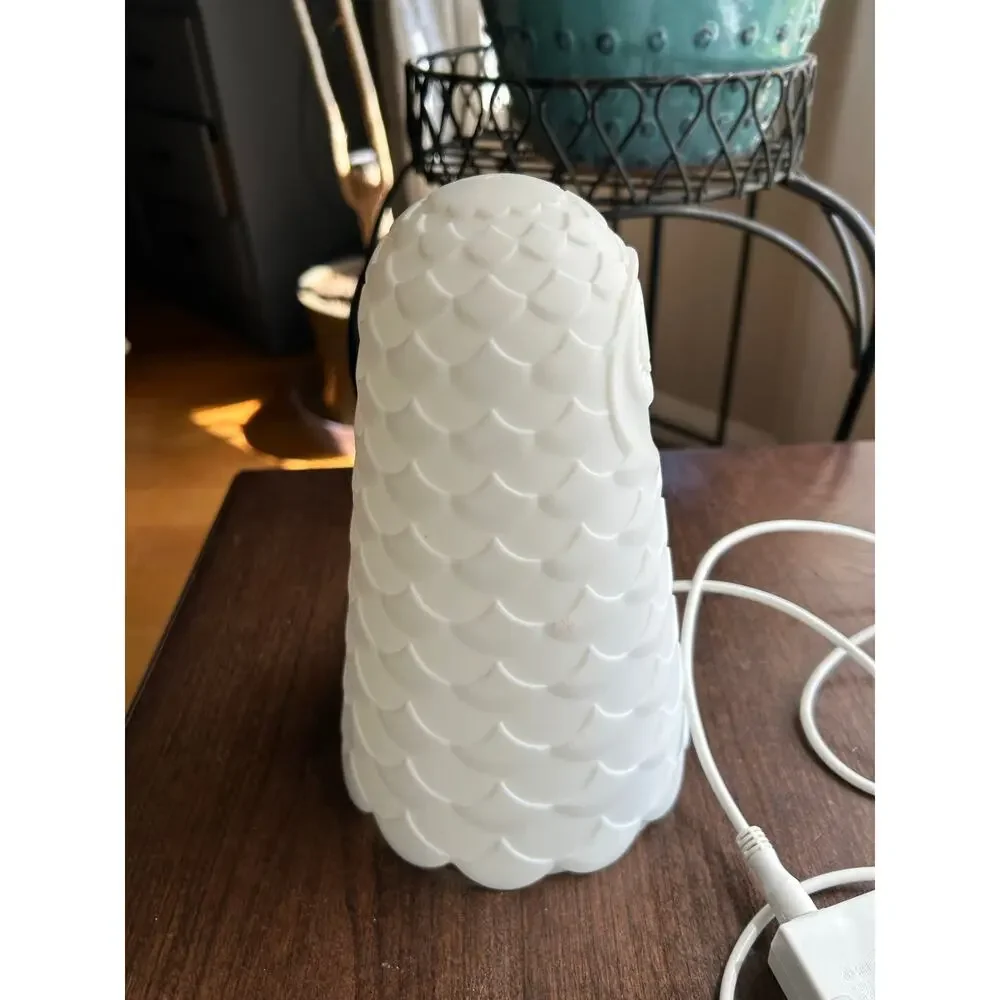 IKEA Solbo Owl Plug-In Night Light Kids White Scandinavian B1609 Lamp Bedroom